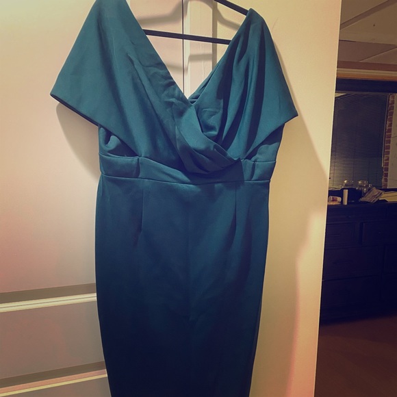 ASOS Curve Dresses & Skirts - Asos green scuba dress
